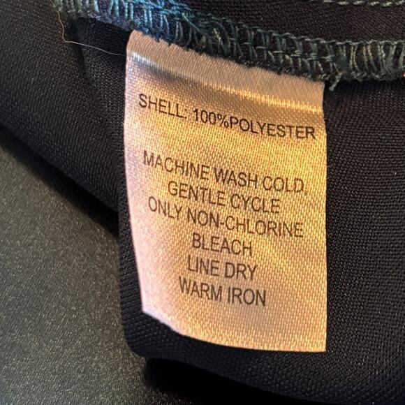 NWT House Of Harlow Cowl Neck Gown Women's Size XS Blue Cross Back Dress FLAWS - Picture 11 of 14